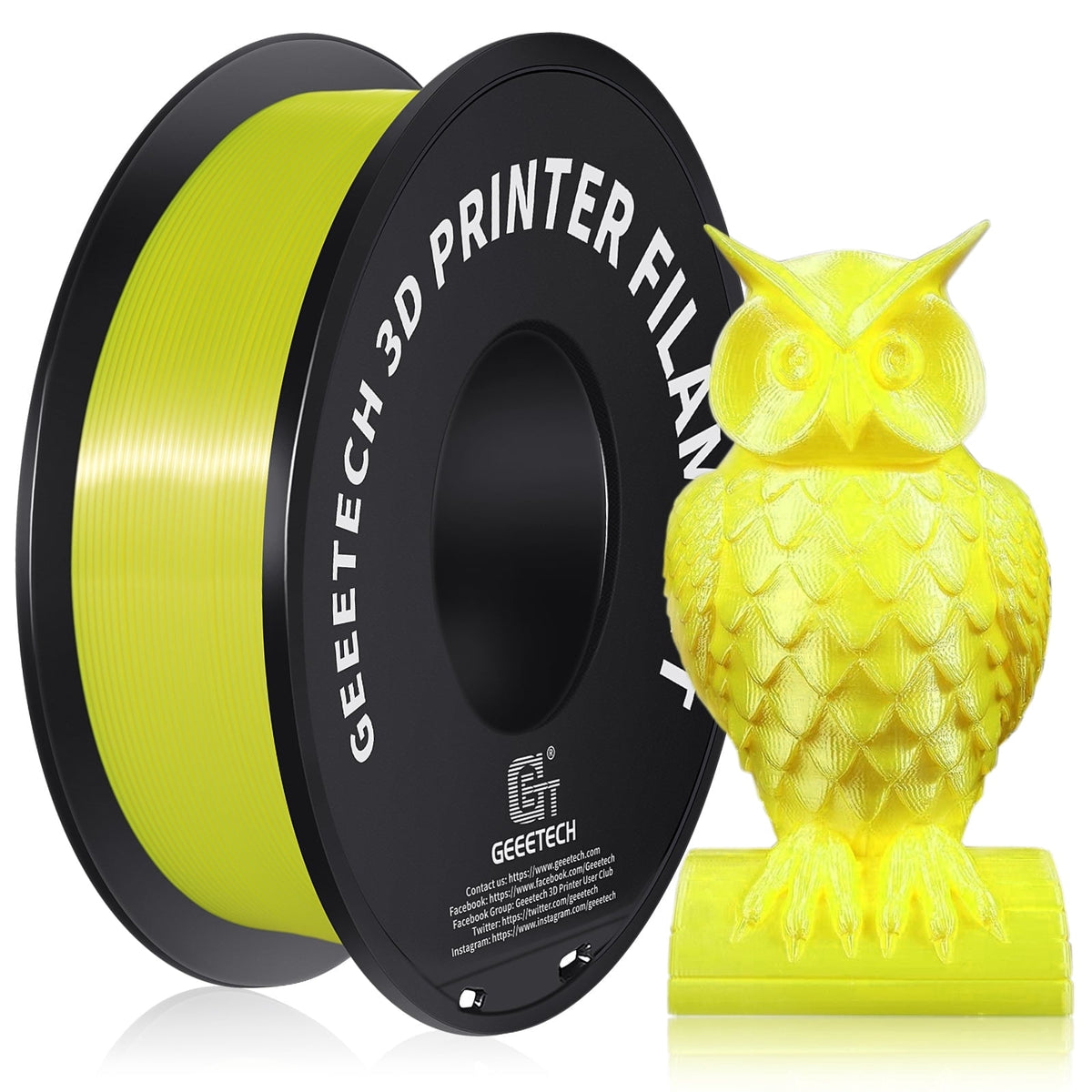 Geeetech gradient color 3D Printer PLA Filament 1KG Toughness Enhanced Filament with 1.75mm Dimensional Accuracy +/-0.03mm, 1080 Feet per Roll, Vacuum Packaging