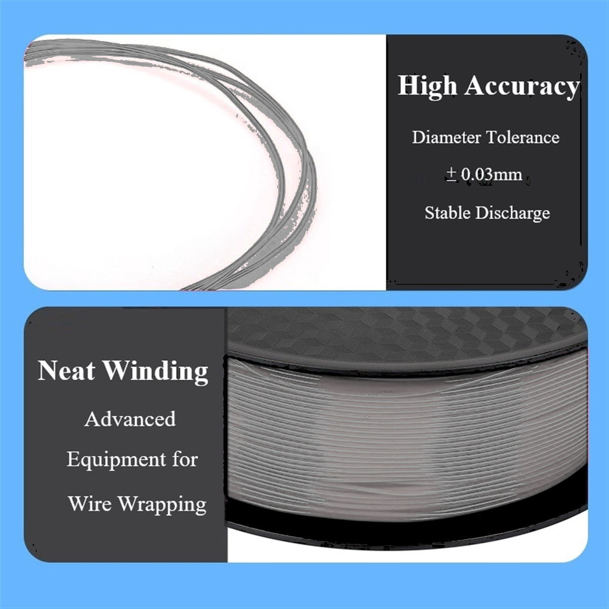 Blue 2KG 3D Printer Filaments, 1.75mm Flexible TPU, 3D Printing Pen Materials, Solid Colorful Filament, Easy-to-Print Accessories
