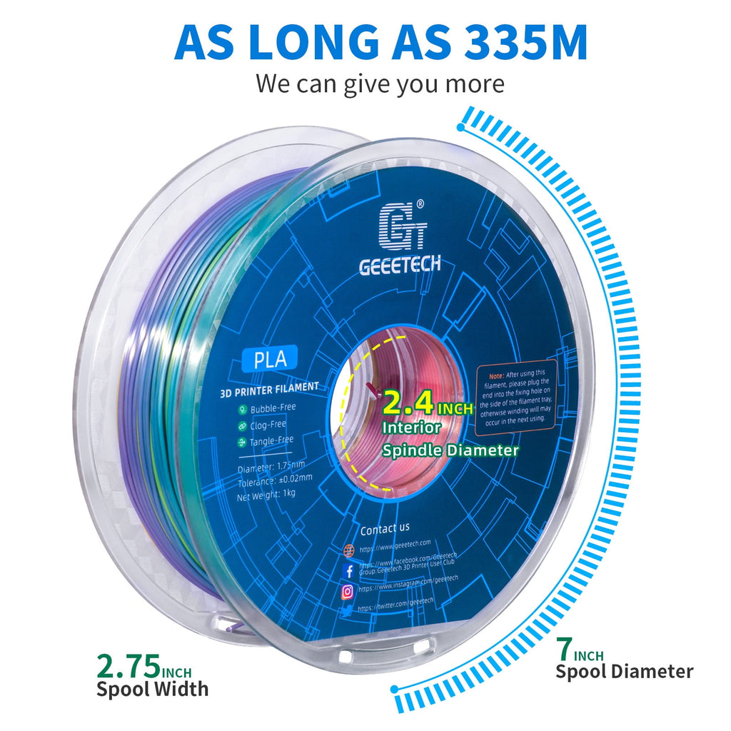 Geeetech Silk Yellow 3D Printer PLA Filament 1KG Toughness Enhanced Filament with 1.75mm Dimensional Accuracy +/-0.03mm, 1080 Feet per Roll, Vacuum Packaging