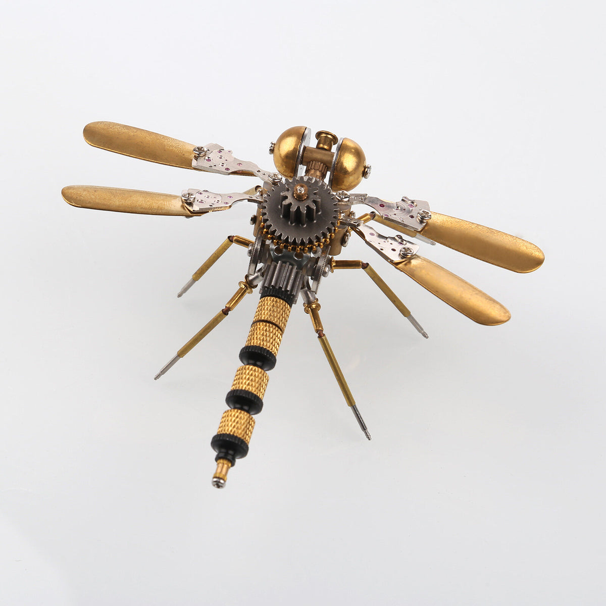 3-in-1 Steampunk Insect Metal Model Kit, Mosquito, Deck Insect & Bee Brass Puzzle Assembly Set, 270PCS 3D Jigsaw Puzzles for Adults