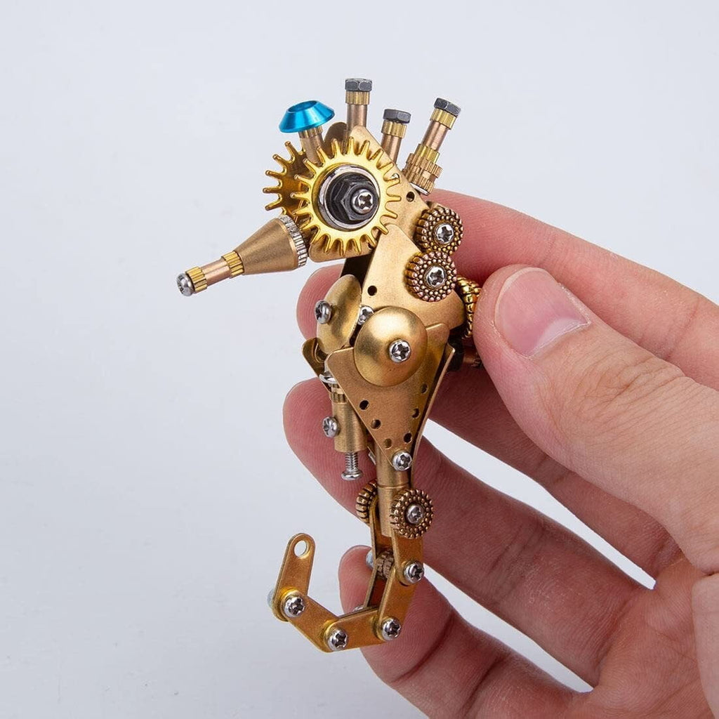 Turtle 3D Metal Puzzle Model Kit - 100+PCS Steampunk DIY Assembly Model for Home Decor, Perfect Gift for Adults & Teens