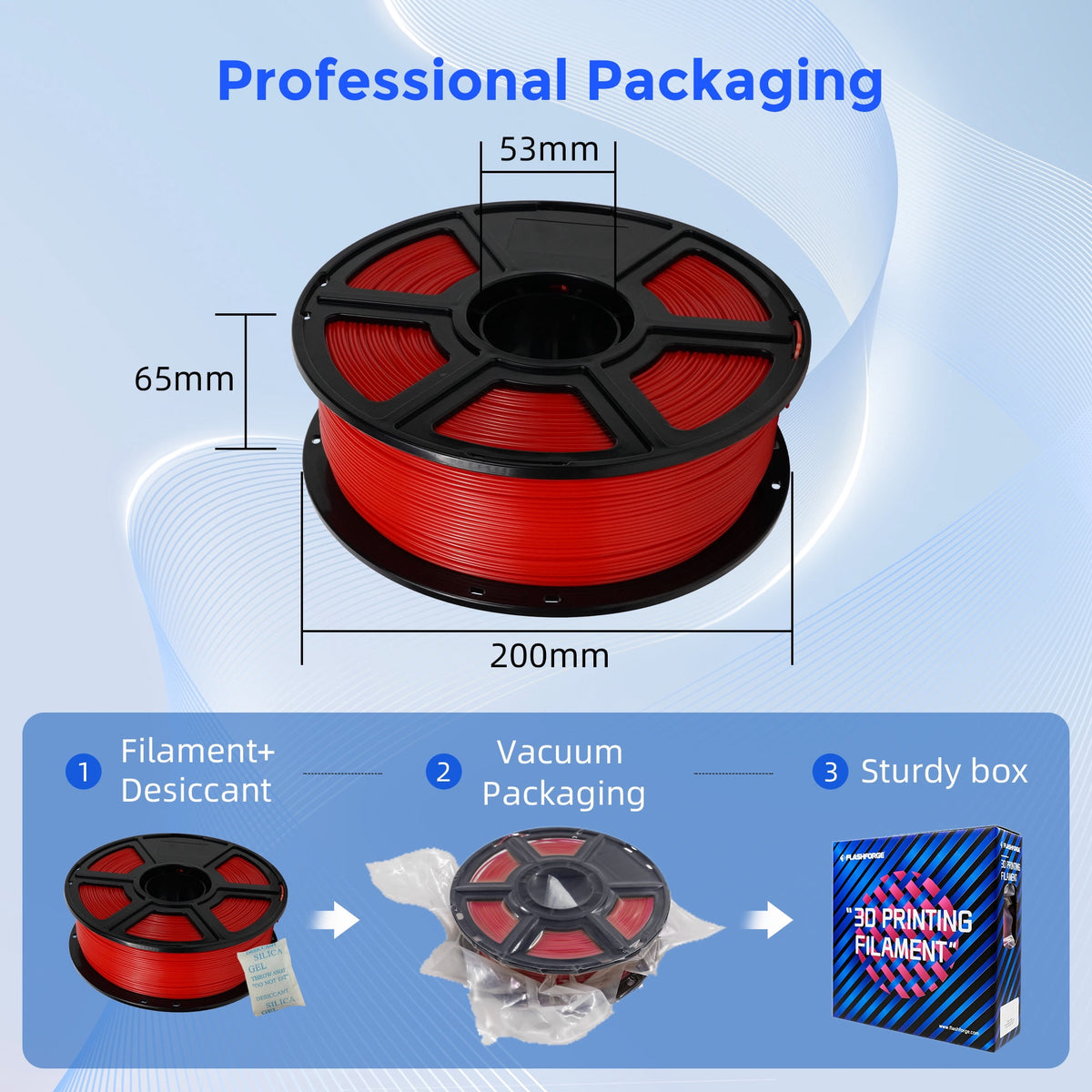 Flashforge ASA Filament 1.75mm, 1KG/2.2lbs ASA 3D Printer Filament, Burnt Titanium