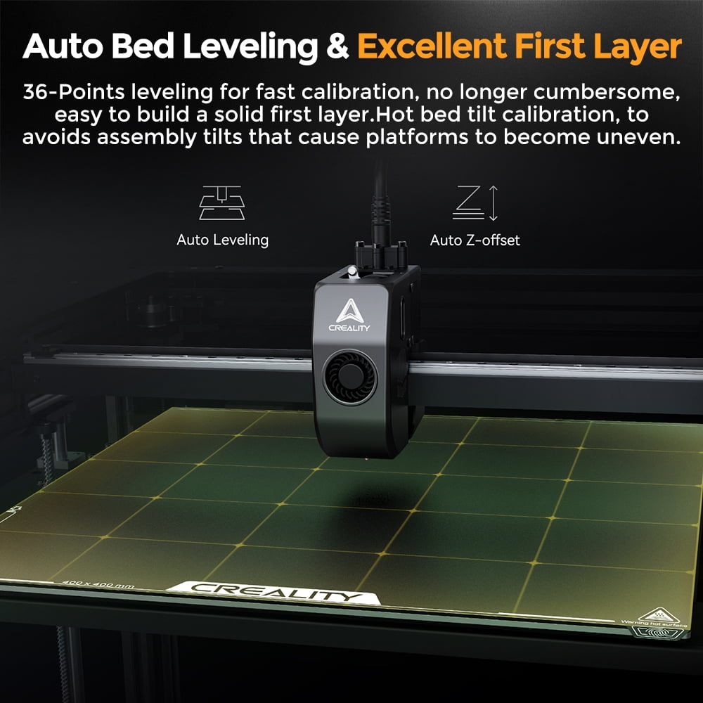 Creality Ender-5 Max 3D Printer Ultra-Fast CoreXY, 36-Point Auto Leveling, All-Metal Frame,400*400*400 Large Build Area
