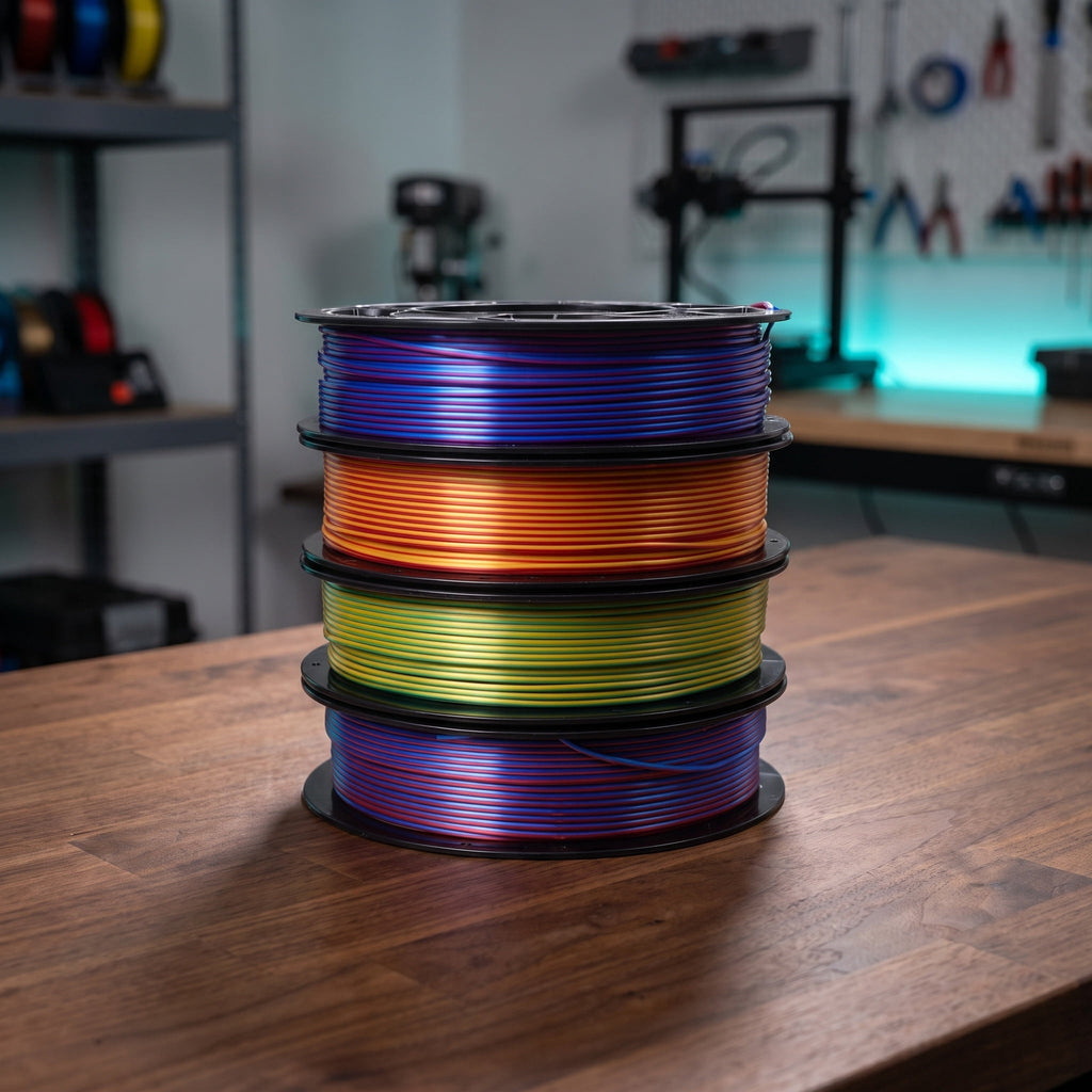 IFANLANDOR Multicolor Pla Filament for 3D Printing DIY Projects with Stable and Smooth Printing