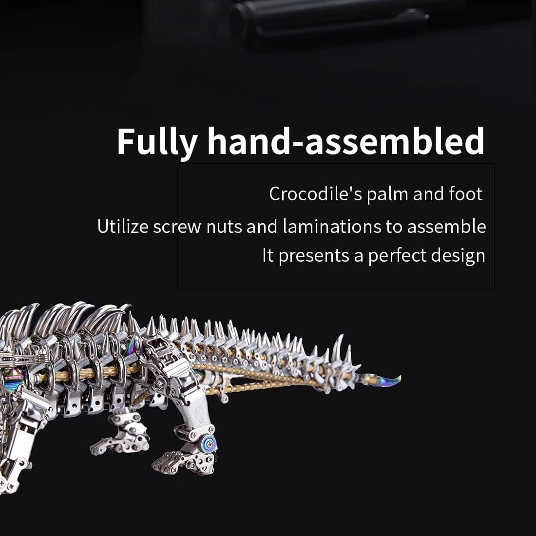 3D Steampunk Mechanical Dragon Model Kit - 2900+ PCS Metal Puzzle for Adults - Intricate Three-Headed Dragon Assembly Gift