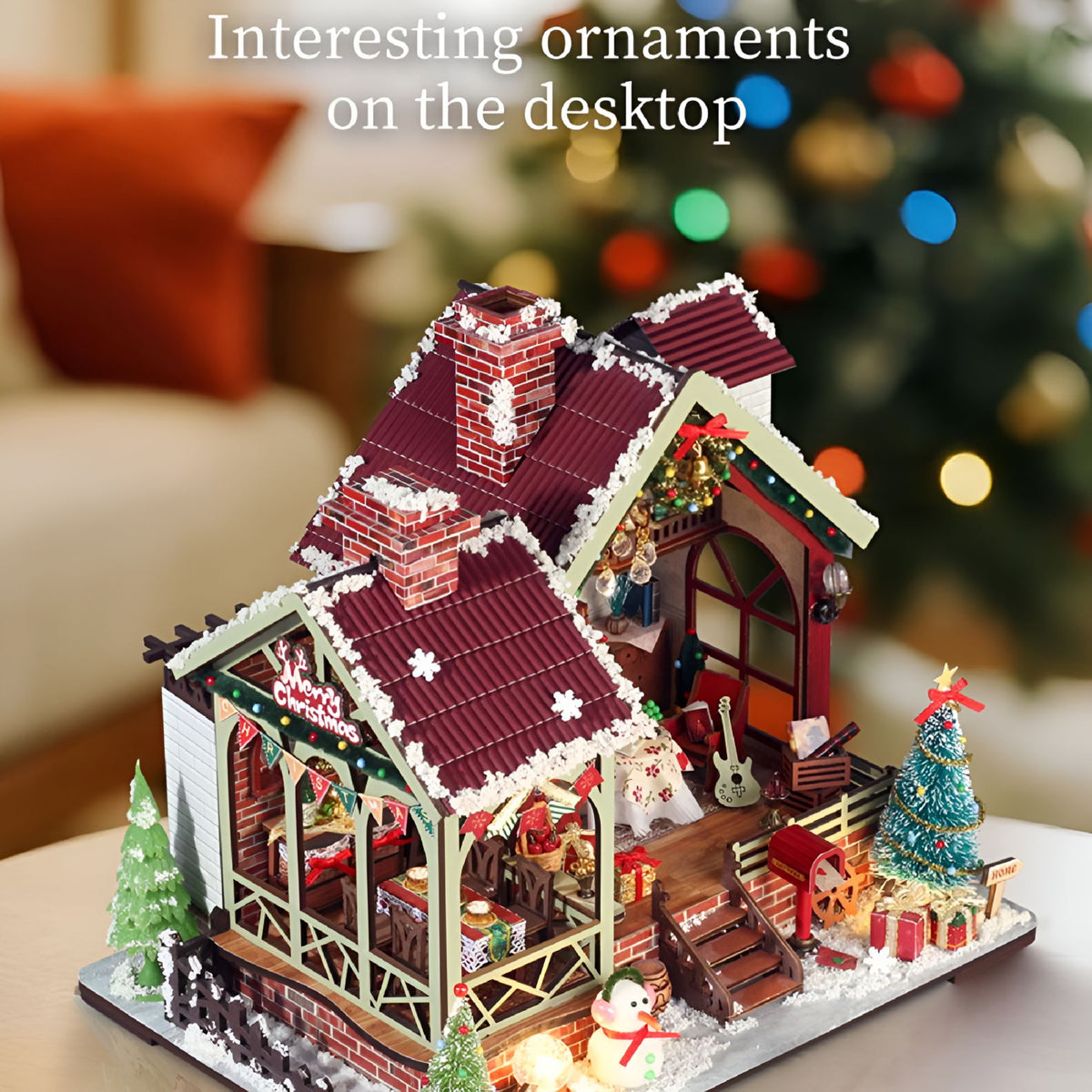 CYFW Book Nook Kit - DIY Miniature House Kit for Adults, Dollhouse Booknook Library Tiny House Bookshelf Decor 3D Wooden Puzzle