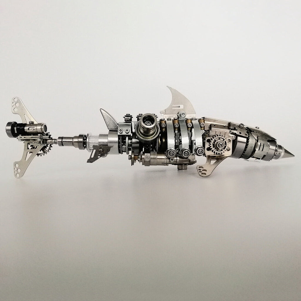 3D Metal Puzzles Steampunk Giant Squid Model Kit, 295+PCS DIY Assembly, Animal Metal Puzzle for Adults & Teens 16+, Exquisite Desktop Display for Home and Office Decor