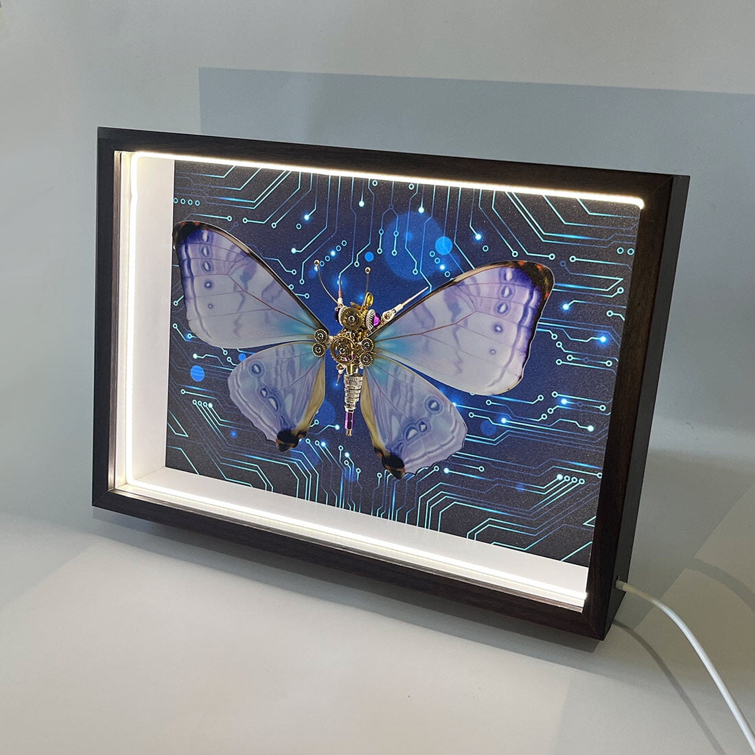 3D Metal Puzzle Insect With Rechargeable 150+ PCS, Steampunk Mechanical Model Kit With DIY Assembly, Home Display Desk Decor For Adult Collectors And Creative Gifts