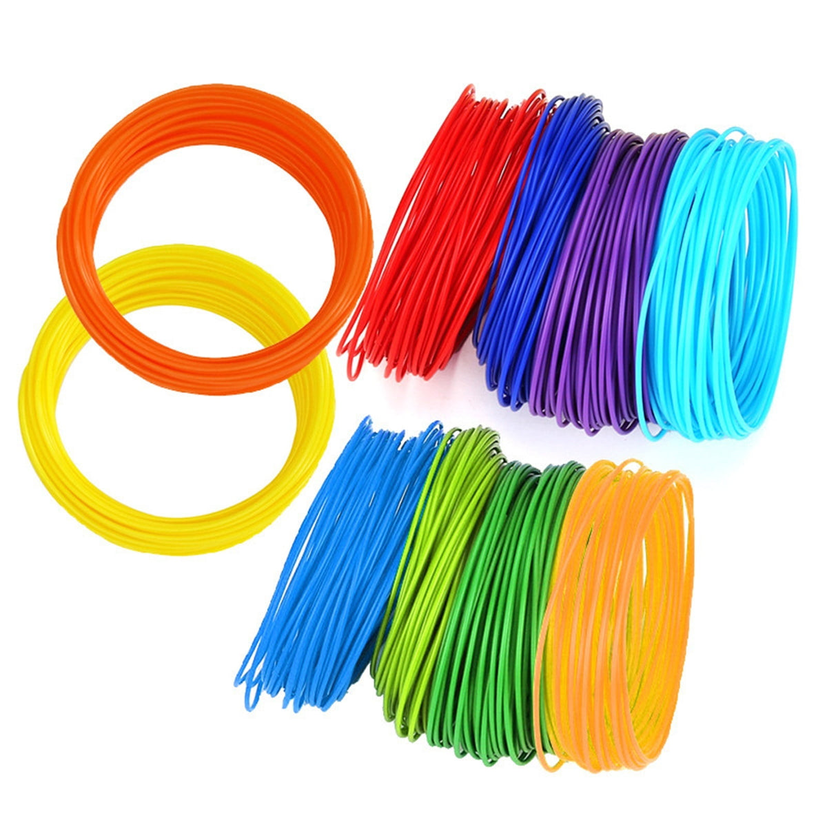 10m 30 Colors 3D Printer Filament 3D Printing Pen Consumables Materials 1.75mm Filament PLA/ABS/low Temperature PCL