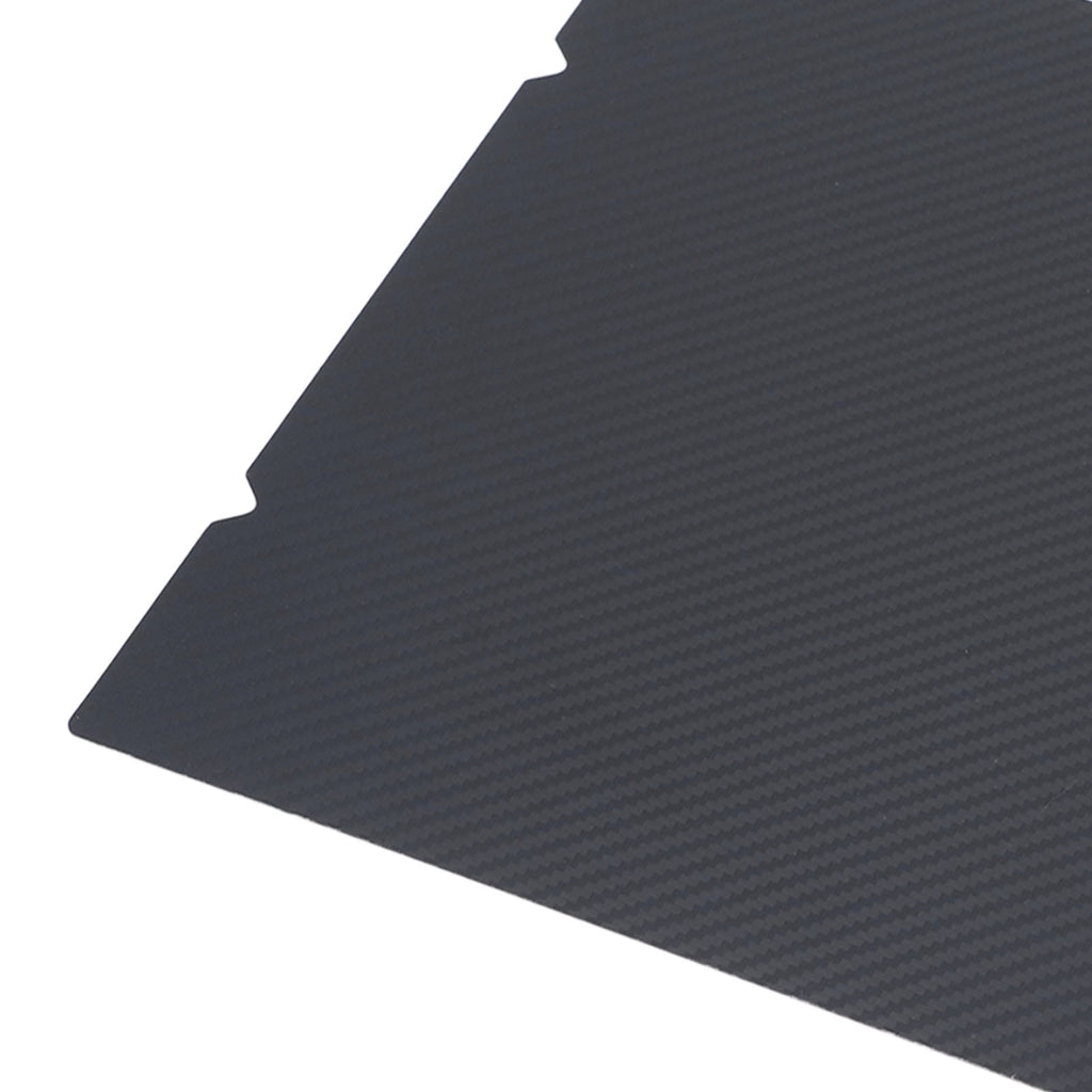 Double Sided Textured PEI and PET Carbon Fiber Spring Steel 3D Printer Build Plate Print Bed with Soft Magnetic Base Replacement Upgrade Part 9.3 x 9.3 inches / 235 x 235 mm for DIY Projects