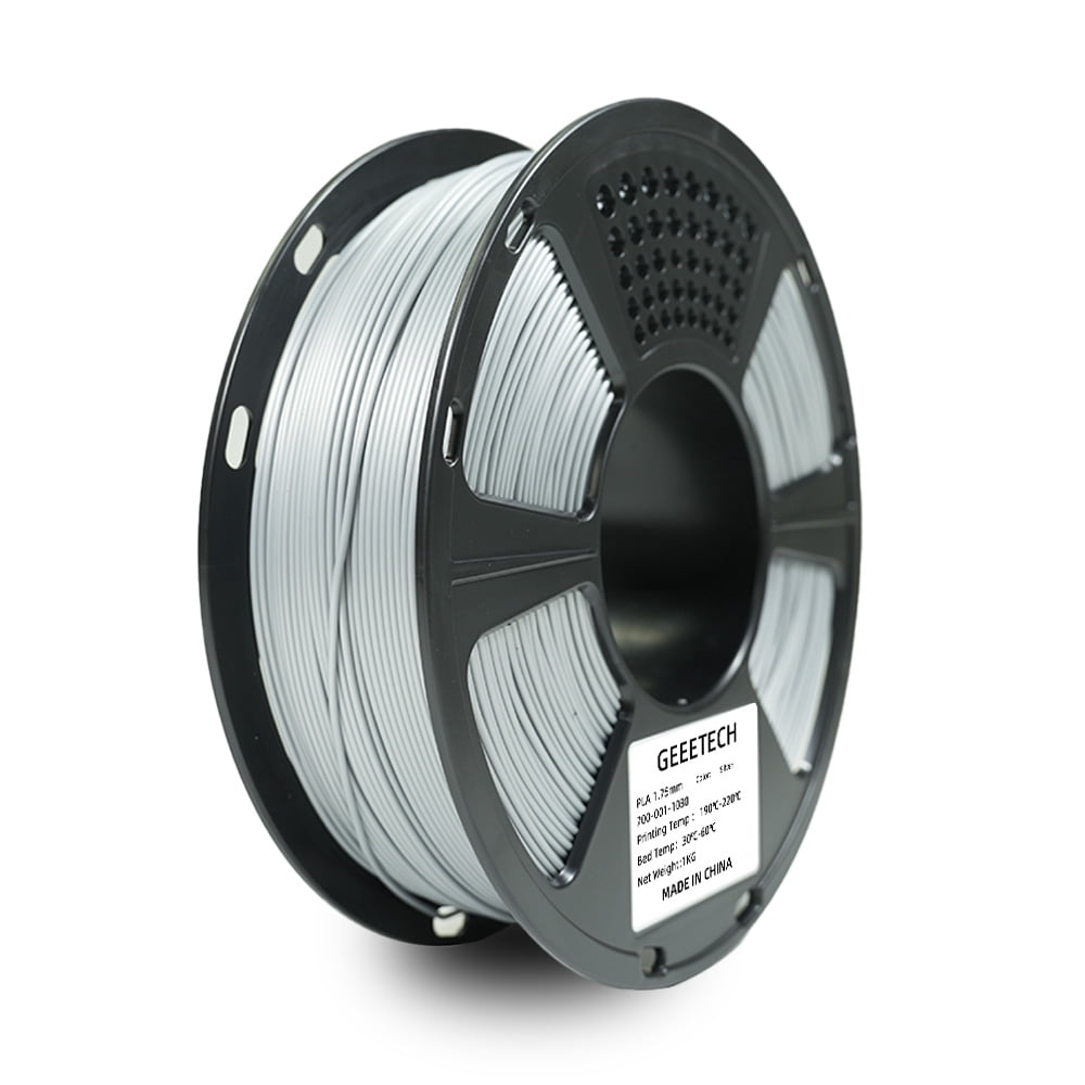 Geeetech 3D Printer PLA Filament Shiny Silk Gold Toughness Enhanced Filament with 1.75mm Dimensional Accuracy +/-0.03mm, 1080 Feet Per Roll, Vacuum Packaging, for Most 3D FDM Printer