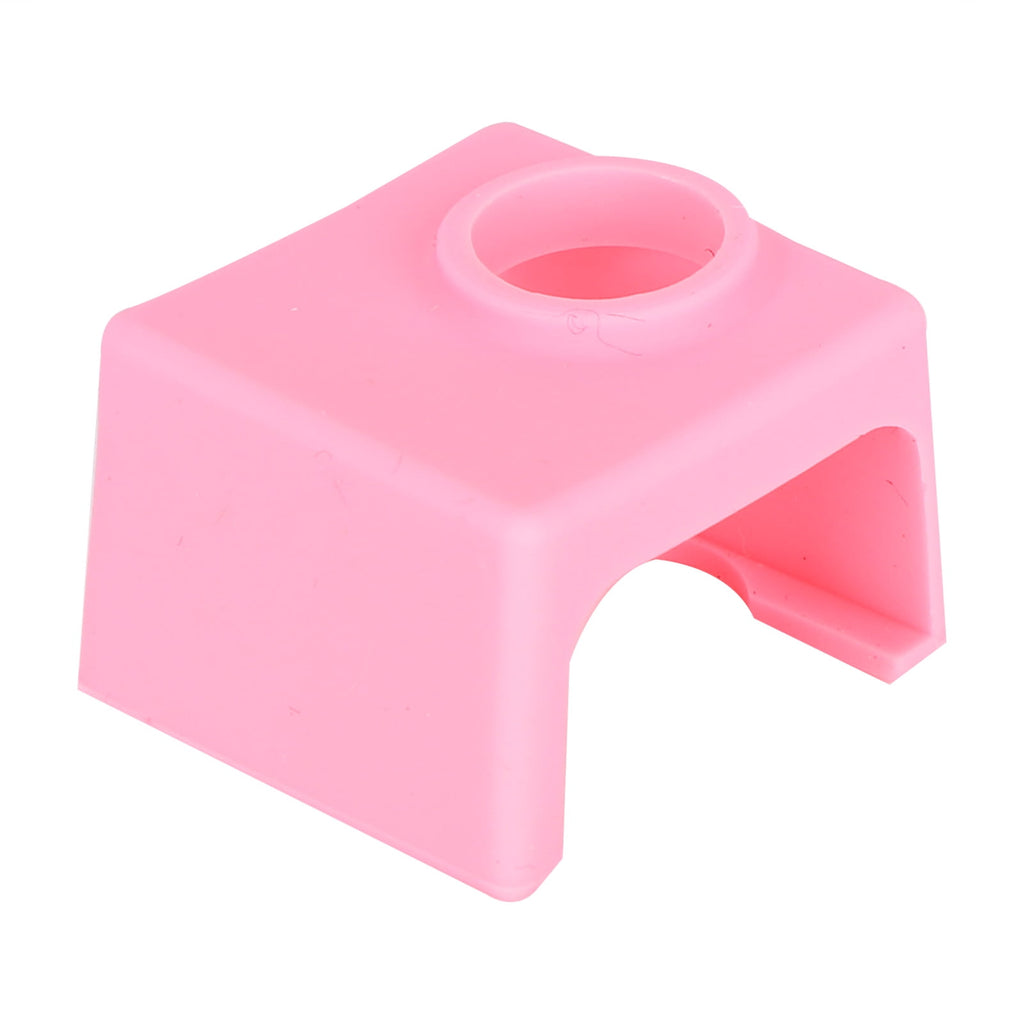 Aestri 3D Printer Silicone Sock MK10 Flexibility Heating Aluminum Block Protective Cover Pink