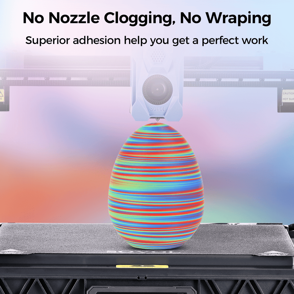 Sovol Silk PLA Filament with Blue Glitter 1kg 1.75mm, Color Changeable 3D Printer Filament 2.2lbs, Chameleon Shiny PLA Material +/-0.03mm, Shimmering 3D Printing Filament, Galaxy Blue