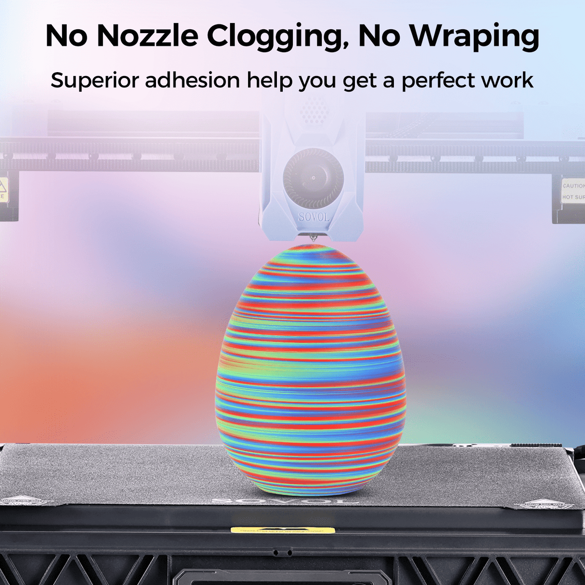 Sovol Silk PLA Filament with Blue Glitter 1kg 1.75mm, Color Changeable 3D Printer Filament 2.2lbs, Chameleon Shiny PLA Material +/-0.03mm, Shimmering 3D Printing Filament, Galaxy Blue
