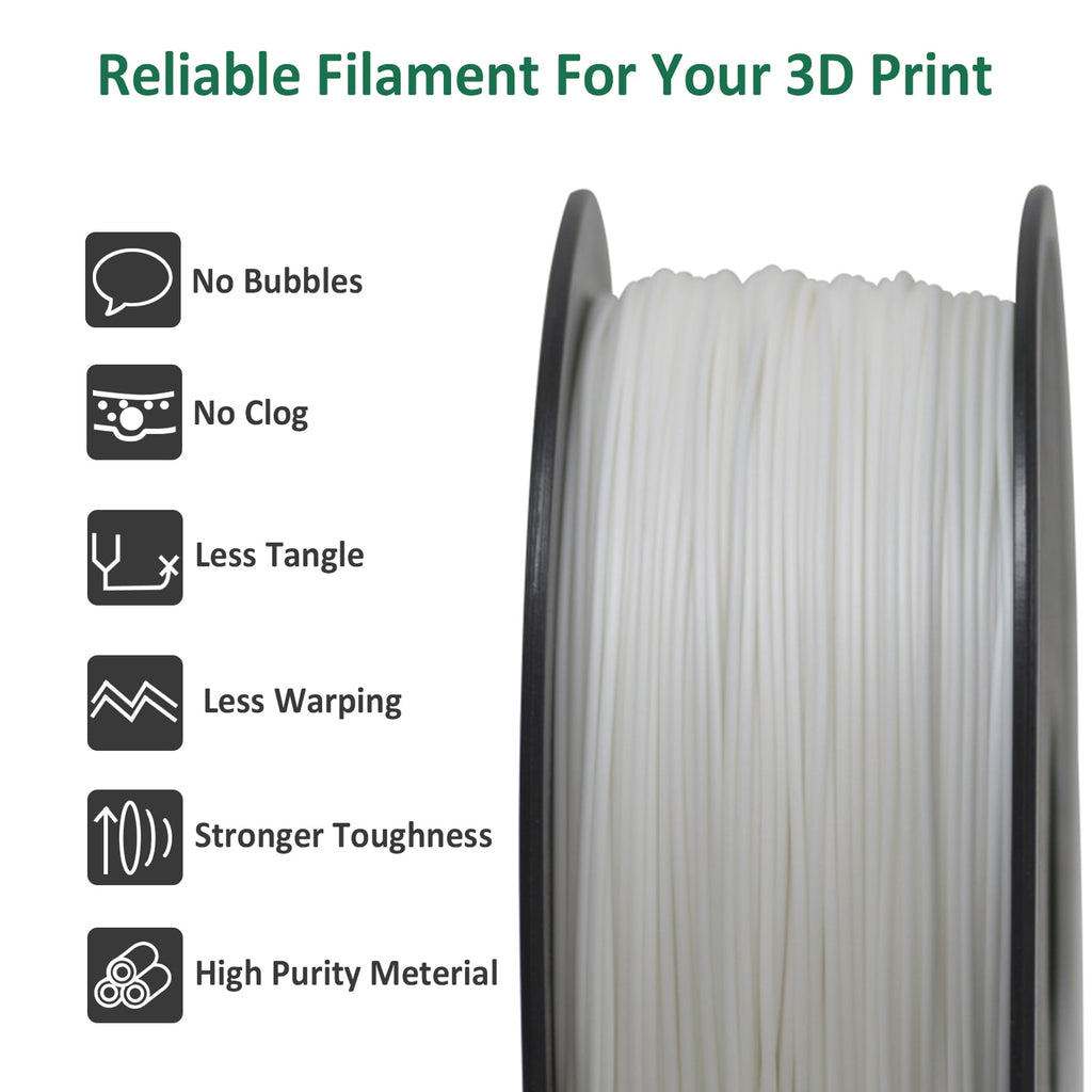 GEEETECH Matte PLA Filament, 1.75mm Matte Black 3D Printer Filament, 1kg Spool (2.2lbs), Dimensional Accuracy +/- 0.03 mm, Fit Most FDM Printer