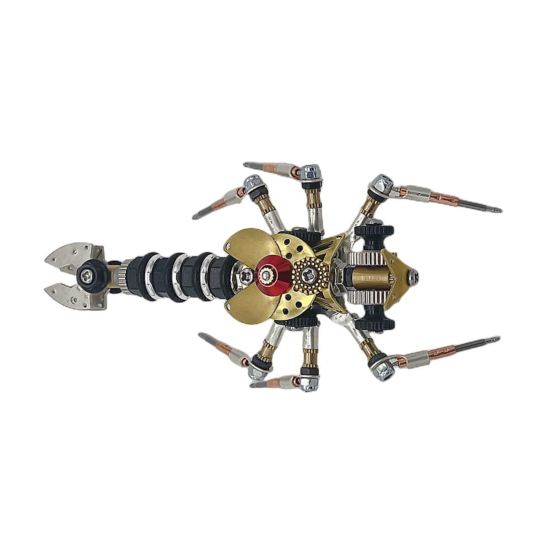 3-in-1 Steampunk Insect Metal Model Kit, Mosquito, Deck Insect & Bee Brass Puzzle Assembly Set, 270PCS 3D Jigsaw Puzzles for Adults