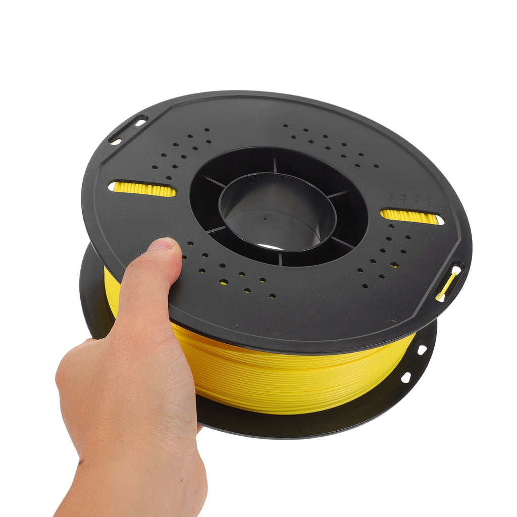 REOFLYUP Yellow PLA Filament Spool for 3D Printer, High Precision, Smooth Finish, Wide Compatibility for Model Printing