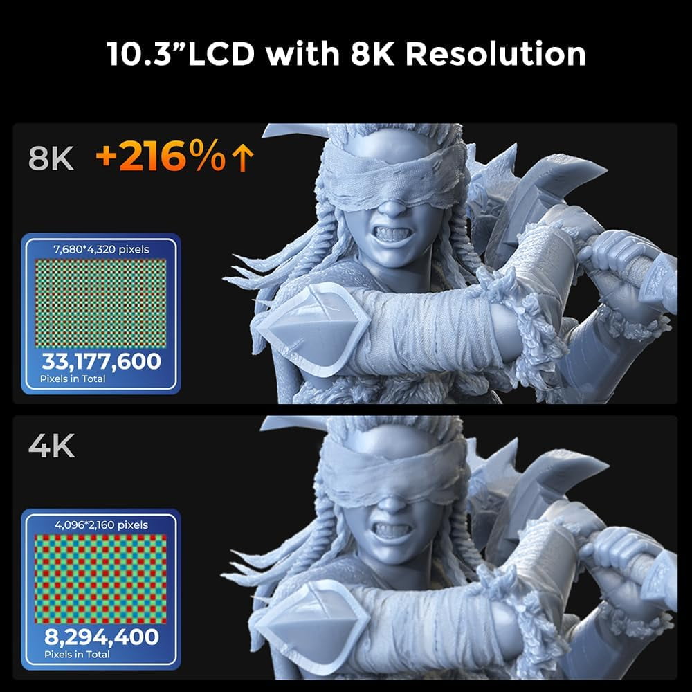 Creality HALOT-MAGE S 14K Resolution Resin 3D Printer 150mm/h Speed Less Odor Strong Ecosystem