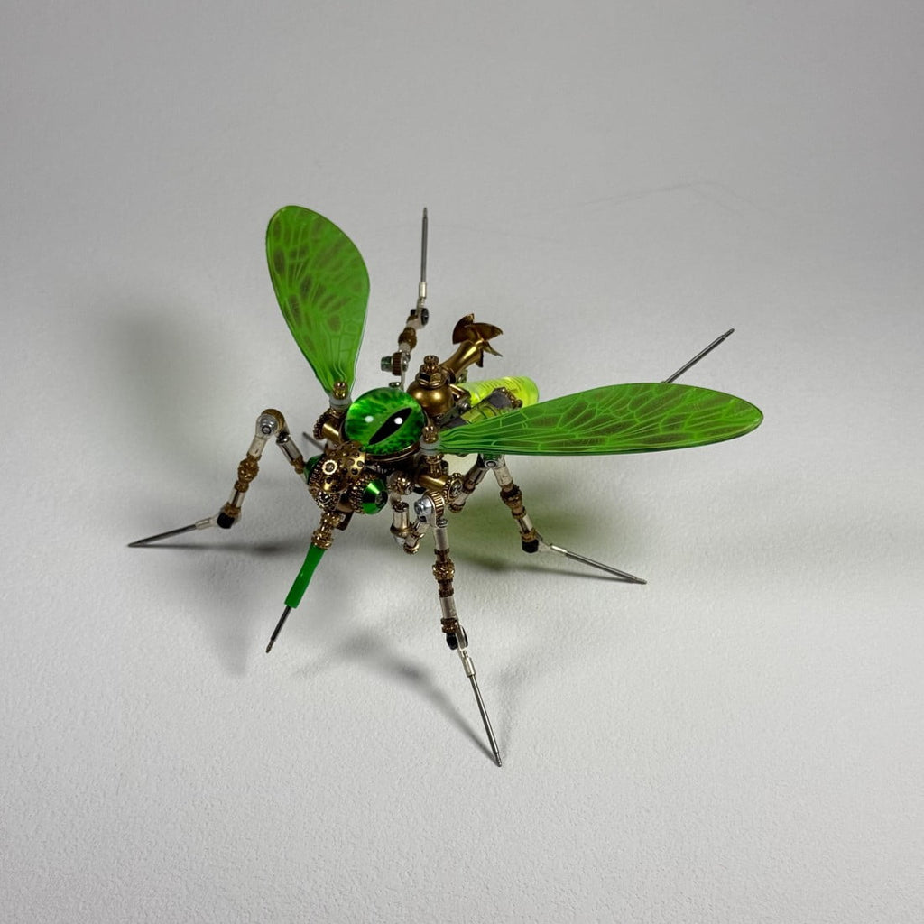 3D Metal Puzzles for Adults Mechanical Wasp Model Kits, Difficult DIY Assembly, Creative Desk Display & Unique Gift for Engineers, Hobbyists, Collectors