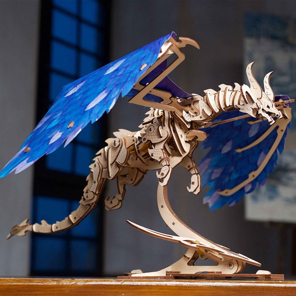 Dragon 3D Mechanical Wooden Model, Puzzle for Adults and Teenagers, Best Christmas and Thanksgiving Gift