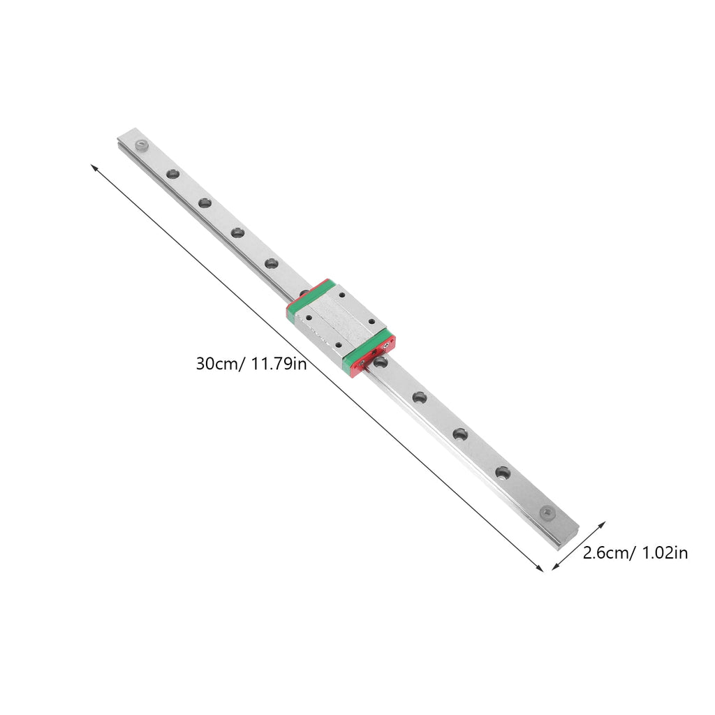 LOLIPPYY ABS and Iron Linear Guide with Slider for 3D Printers, Easy to Install, and Stable Performance
