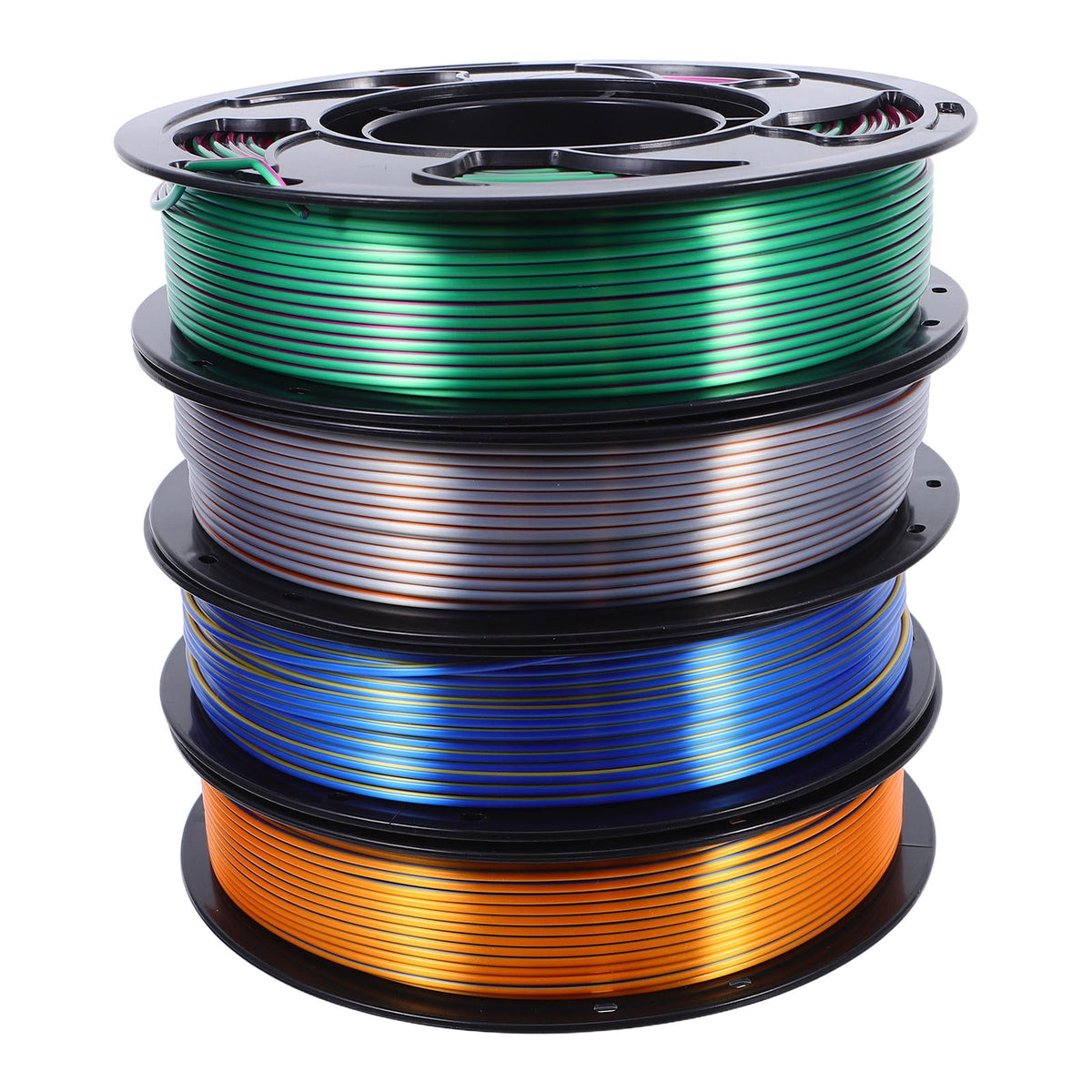 NIYANGLE Multicolor 1.75mm Pla Filament Set for Desktop 3D Printer with Easy Storage