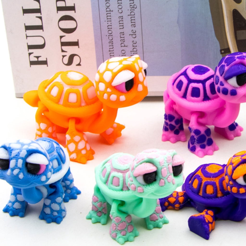 lanema 3D Printer with Flexible Articulated Joints Tortoise Ornament Collectible