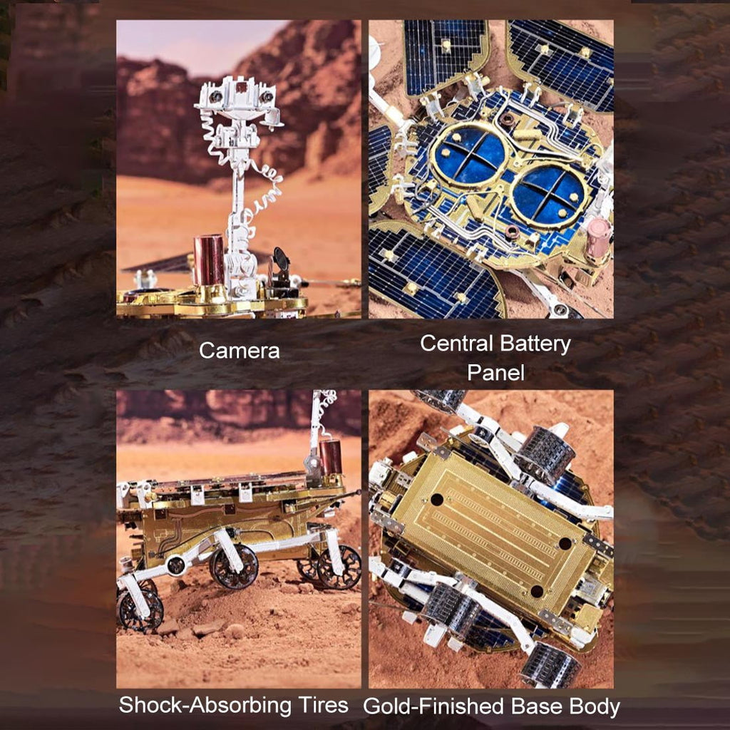 3D Metal Puzzle 1 23 Scale Space Rover 281+ PCS, Steampunk Mechanical Model Kit With DIY Assembly, Home Display Desk Decor For Adult Collectors And Creative Gifts