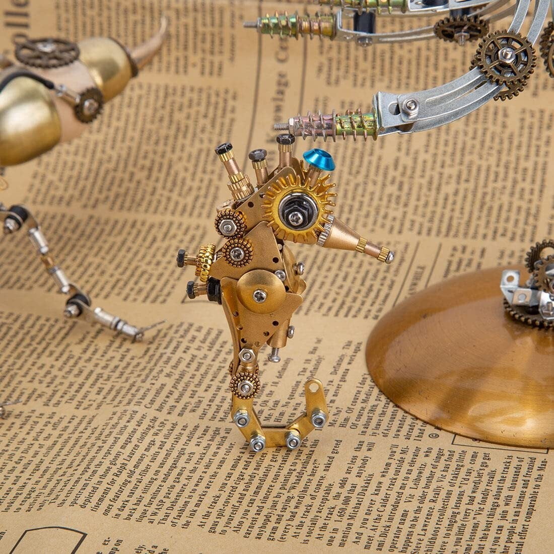 Turtle 3D Metal Puzzle Model Kit - 100+PCS Steampunk DIY Assembly Model for Home Decor, Perfect Gift for Adults & Teens