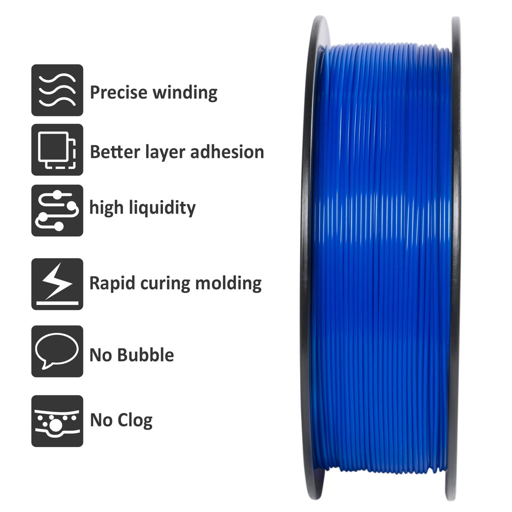 Geeetech 1.75mm PLA 3D Printer Filament, 1kg Spool (2.2lbs), Dimensional Accuracy +/- 0.03mm,yellow