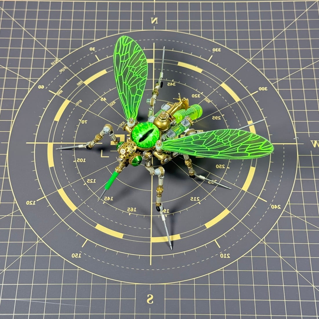 3D Metal Puzzles for Adults Mechanical Wasp Model Kits, Difficult DIY Assembly, Creative Desk Display & Unique Gift for Engineers, Hobbyists, Collectors