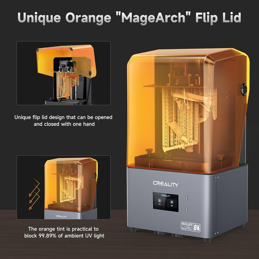 Creality HALOT-MAGE S 14K Resolution Resin 3D Printer 150mm/h Speed Less Odor Strong Ecosystem