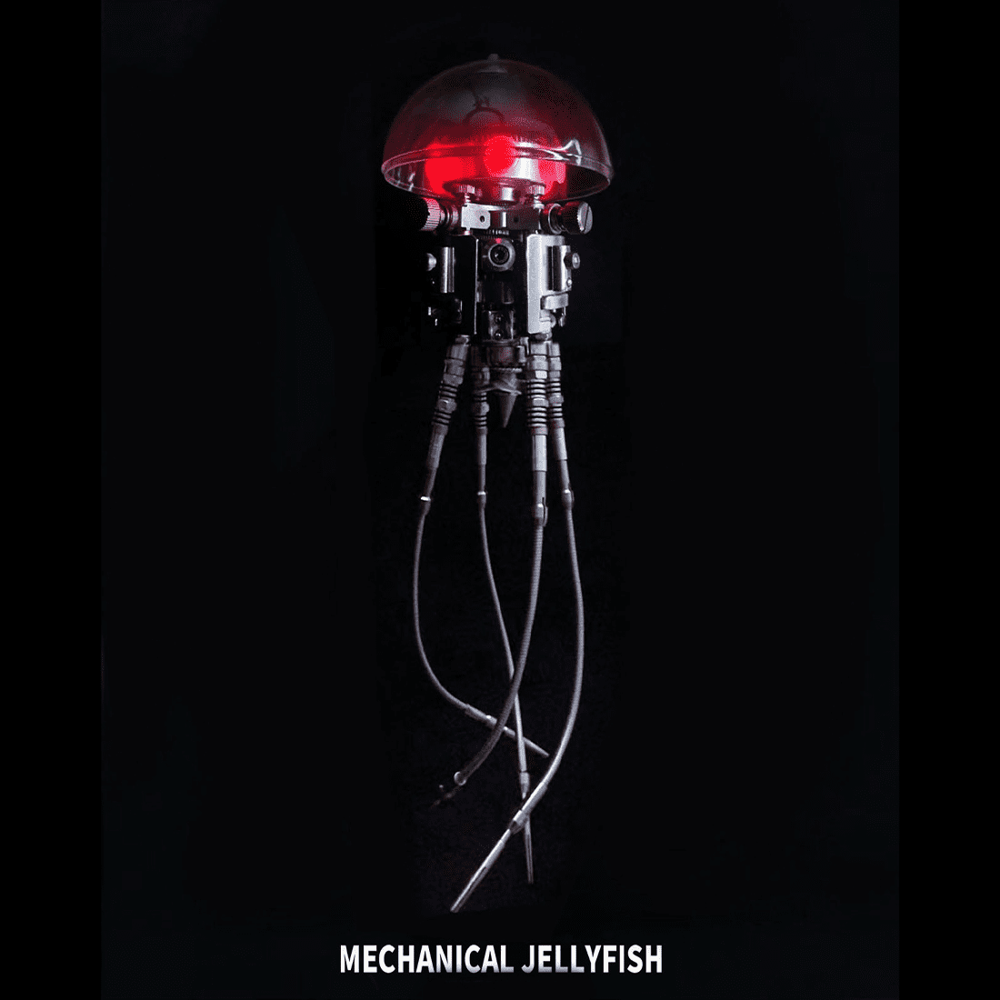 3D Metal Puzzles Steampunk Giant Squid Model Kit, 295+PCS DIY Assembly, Animal Metal Puzzle for Adults & Teens 16+, Exquisite Desktop Display for Home and Office Decor