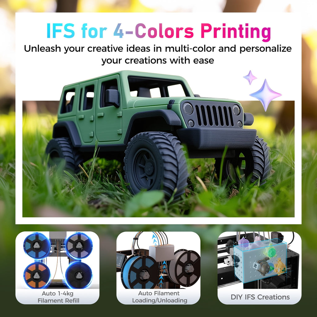 Flashforge Adventurer 5M 3D Printer, 600mm/s High Speed Printing & Screen, 1 Count, 8.7 x 8.7 x 8.7''