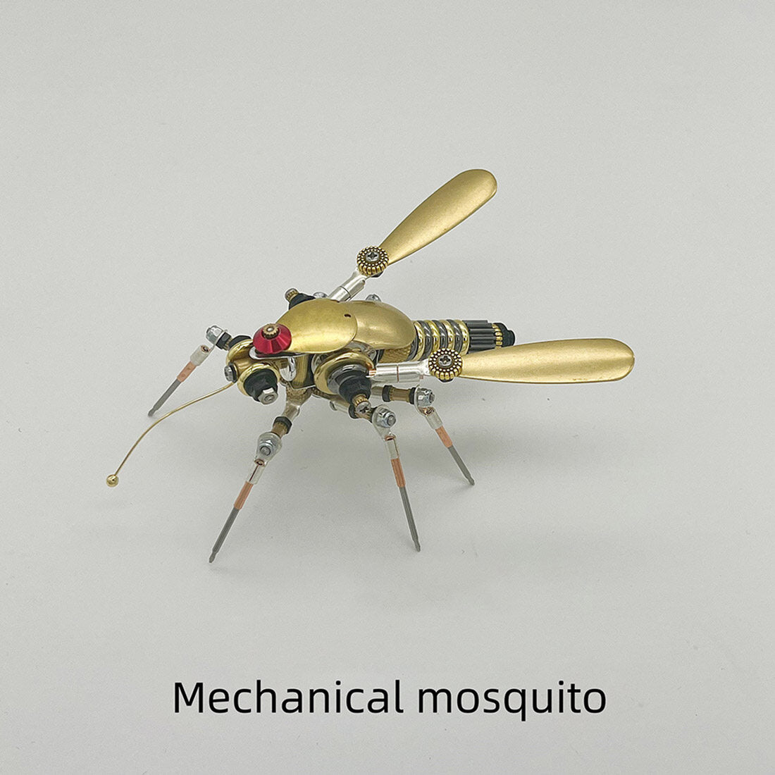 3-in-1 Steampunk Insect Metal Model Kit, Mosquito, Deck Insect & Bee Brass Puzzle Assembly Set, 270PCS 3D Jigsaw Puzzles for Adults