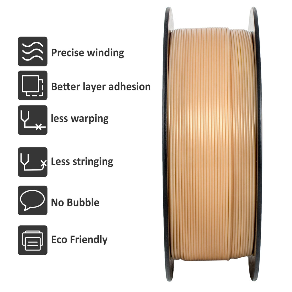 Geeetech 3D Printer PLA Filament Silk Sky Blue Toughness Enhanced Filament with 1.75mm Dimensional Accuracy +/-0.03mm, 1080 Feet per Roll, Vacuum Packaging for Most 3D FDM Printer