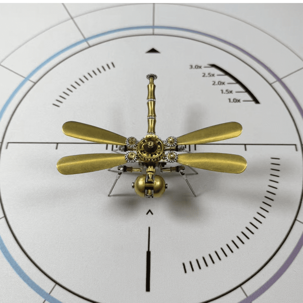 3-in-1 Steampunk Insect Metal Model Kit, Mosquito, Deck Insect & Bee Brass Puzzle Assembly Set, 270PCS 3D Jigsaw Puzzles for Adults