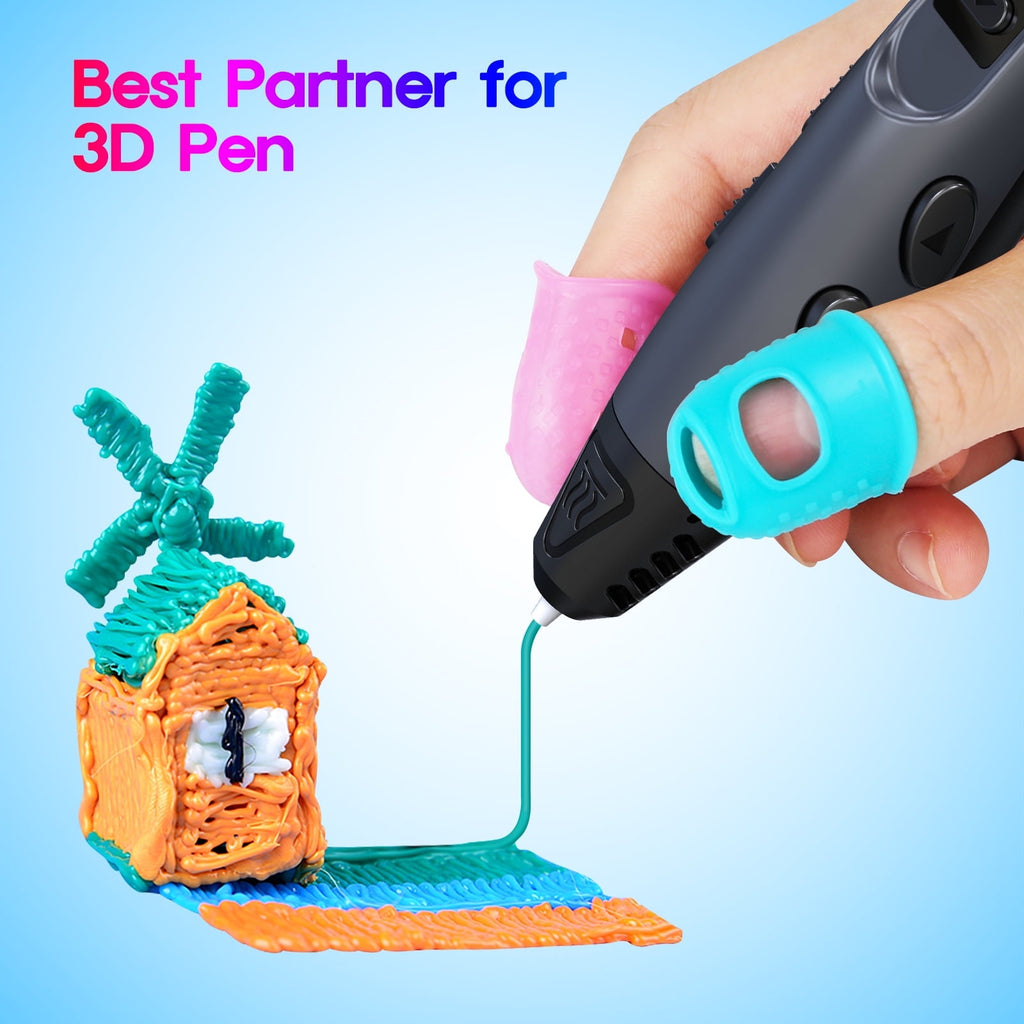 3D Pen PLA Filament Refills, 1.75mm PLA Filament Pack of 20 Colors Each Color 16 feet, Total 320 Feet, Create Professional Safety Refill for Kids, for 3D Pens and 3D Printers Arts