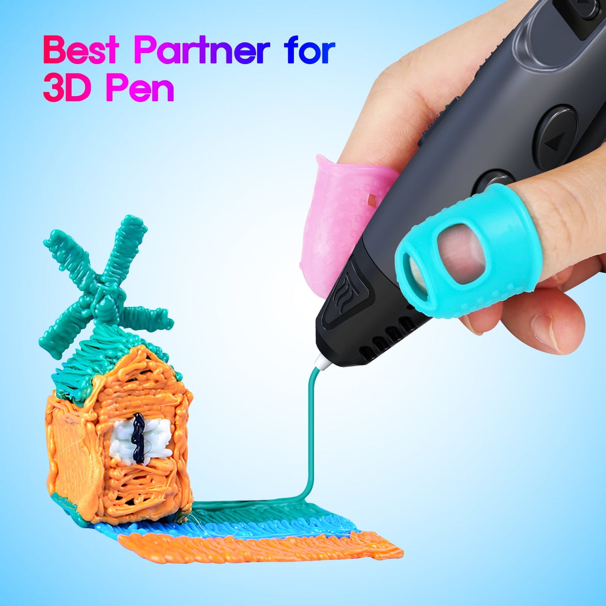 3D Pen PLA Filament Refills, 1.75mm PLA Filament Pack of 20 Colors Each Color 16 feet, Total 320 Feet, Create Professional Safety Refill for Kids, for 3D Pens and 3D Printers Arts