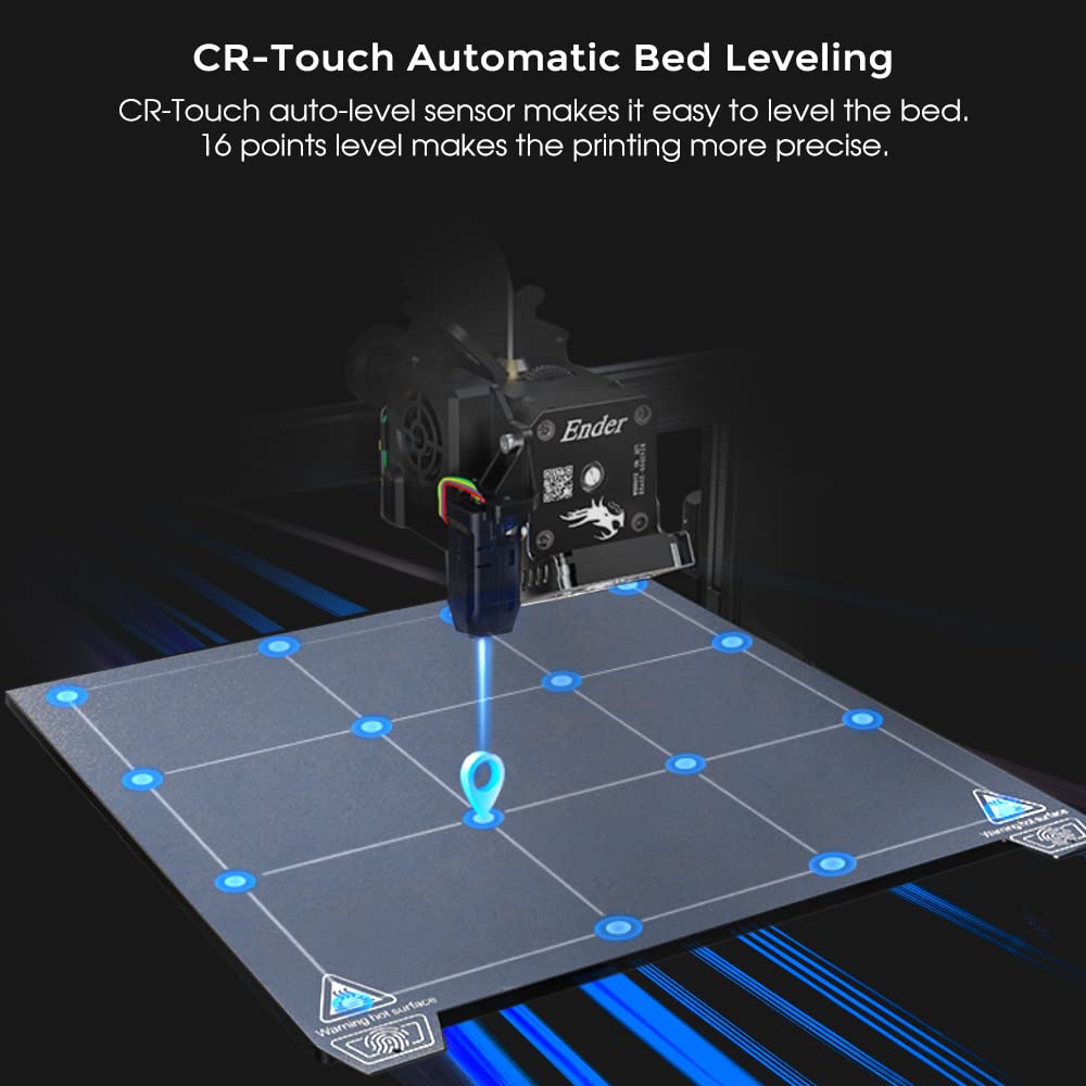 Creality Ender 3 S1 Pro 3D Printer, 200mm/s High-Speed Printing, Sprite Direct Drive Extruder, CR Touch Auto Leveling, 300℃ Nozzle, Build Volume 8.66x8.66x10.63 in