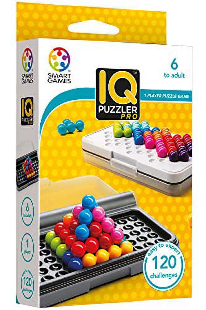 SmartGames IQ Bundles 3D Series: IQ Puzzler Pro & IQ Fit 240 Challanges for Ages 6-Adult