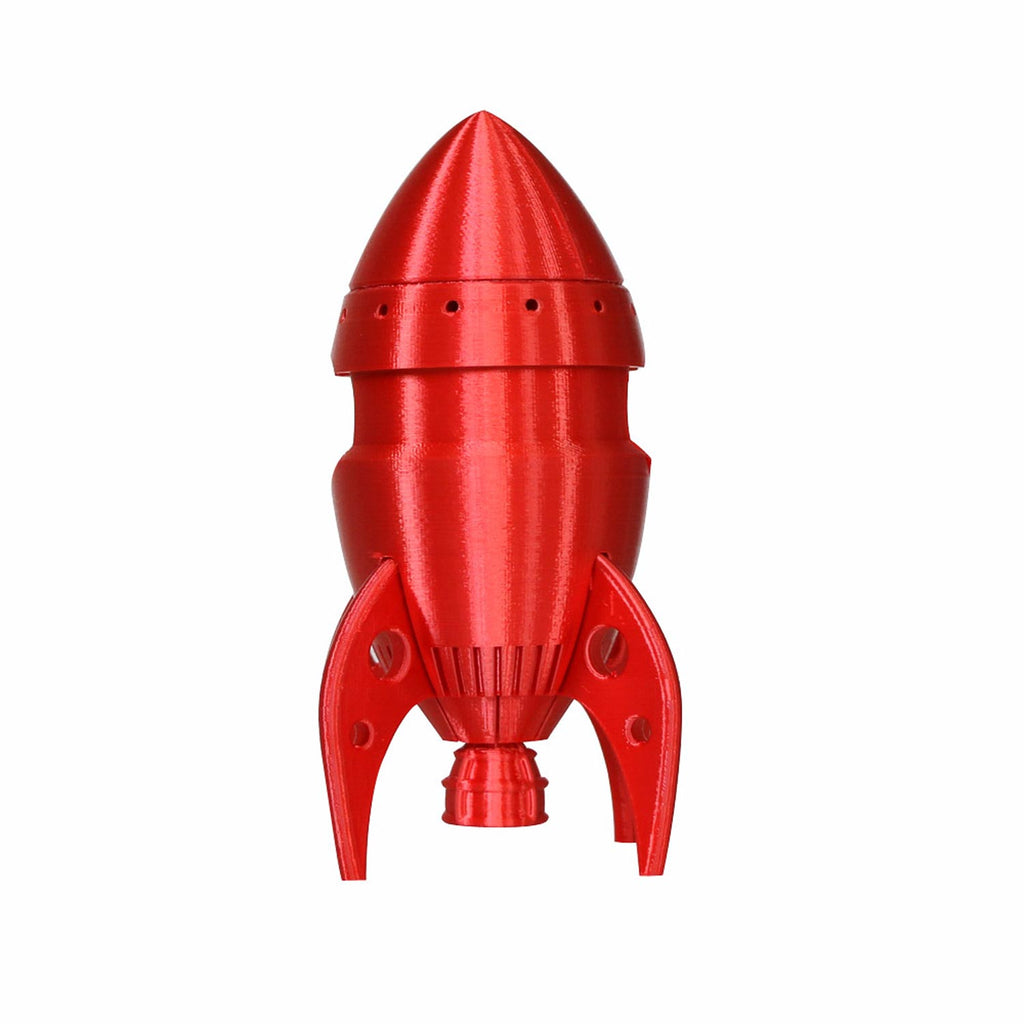 CC3D Silk Red PLA Filament 1.75 mm 1KG 3D Printer Filament Spool FDM 3D Printing Material Shiny Finish Silky PLA Glossy Metal Filament Metallic Red PLA