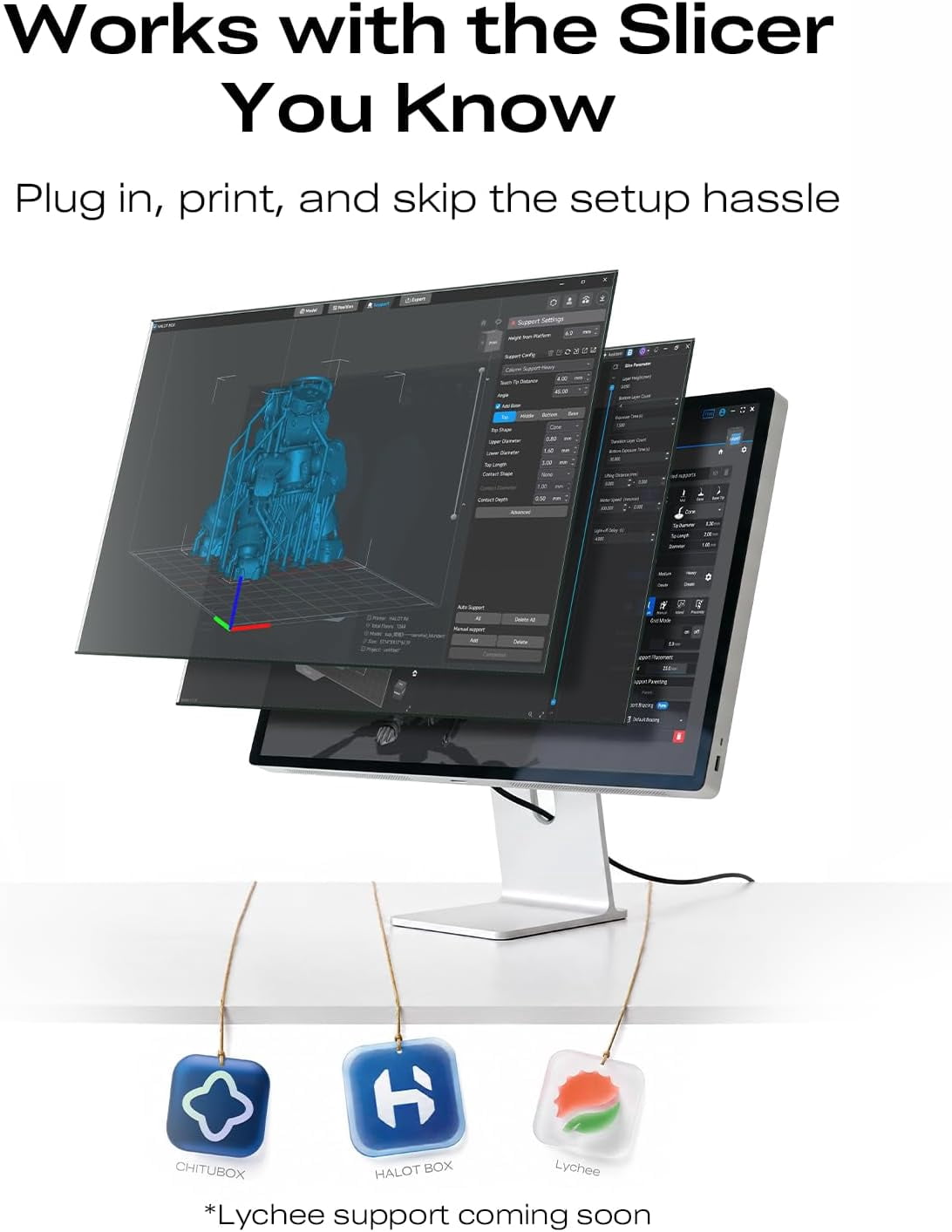 Creality HALOT-X1 Neo Resin 3D Printer, 9K LCD, 18μm XY Resolution, WiFi & USB, AI 2D-to-3D Model Generation, Beginner-Friendly