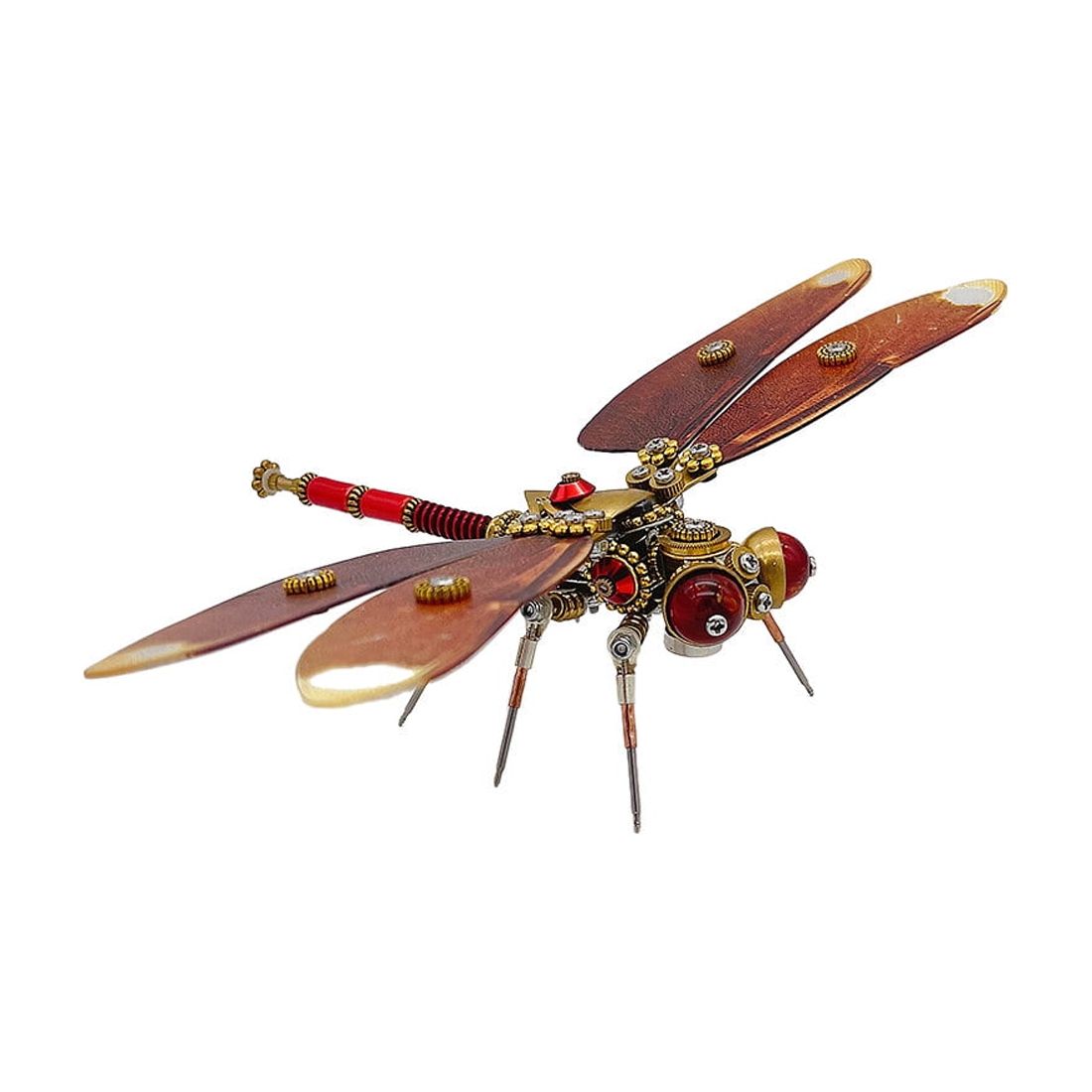 3D Metal Puzzle Punk Insects 200+ PCS, Steampunk Mechanical Model Kit With DIY Assembly, Home Display Desk Decor For Adult Collectors And Creative Gifts