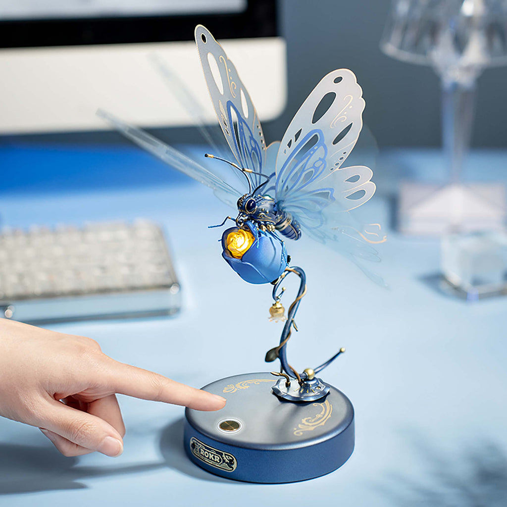 ROKR 3D Puzzle Butterfly DIY Mechanical Model Kit Toys for Adult Child