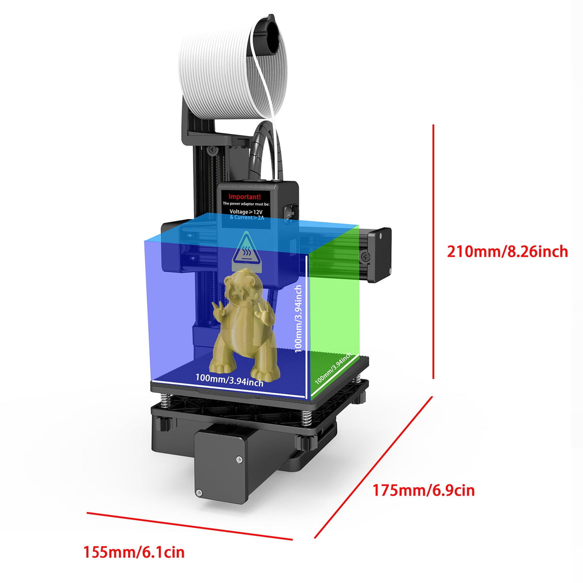 Elowen Frequency Division Multiplexing 3D PrinterHigh Accuracy Frequency Division Multiplexing 3D Printer Compact Machine for Education