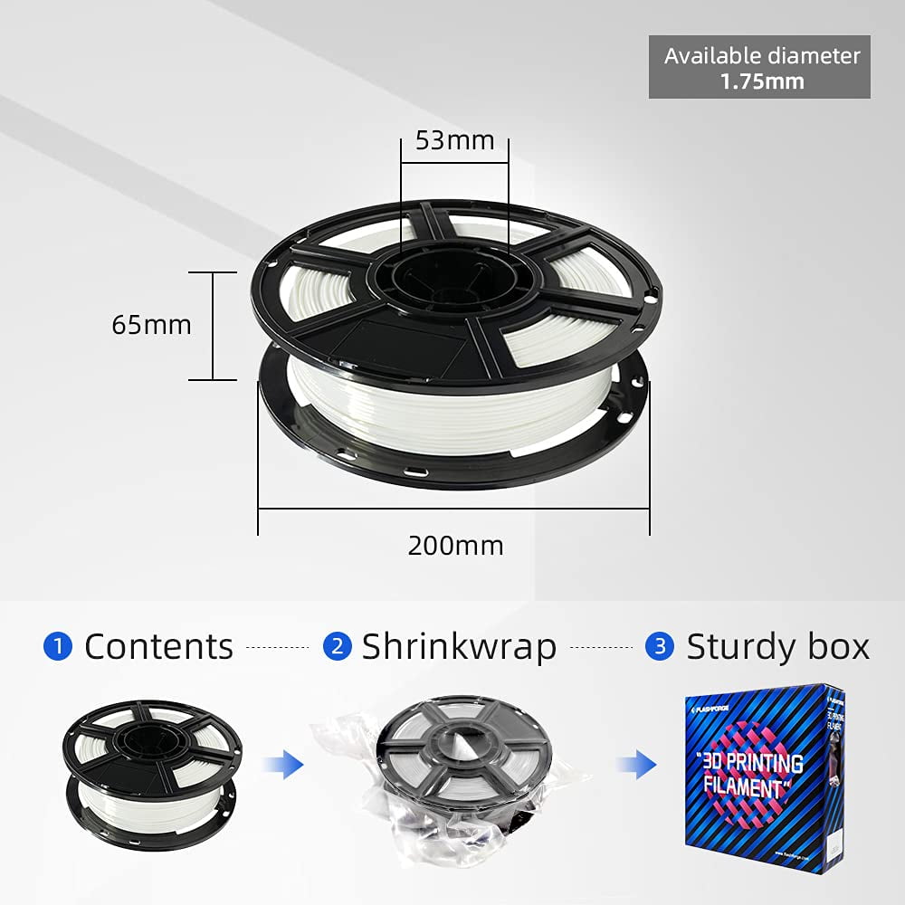 Flashforge Silk PLA Filament 1.75mm, 1KG/2.2lbs Silk PLA 3D Printer Filament, Dreamy Trio