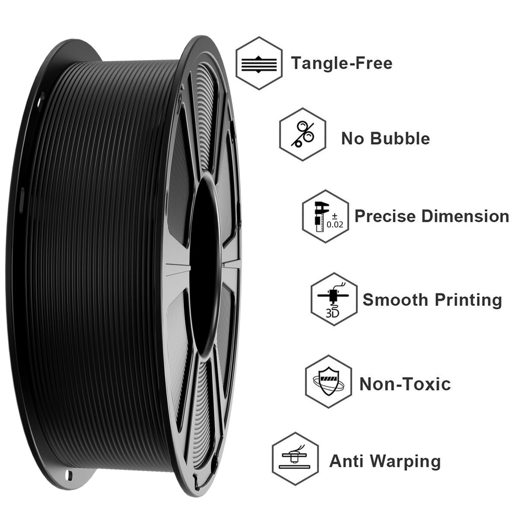 Geeetech 3D Printer PLA Filament Silk Sky Blue Toughness Enhanced Filament with 1.75mm Dimensional Accuracy +/-0.03mm, 1080 Feet per Roll, Vacuum Packaging for Most 3D FDM Printer