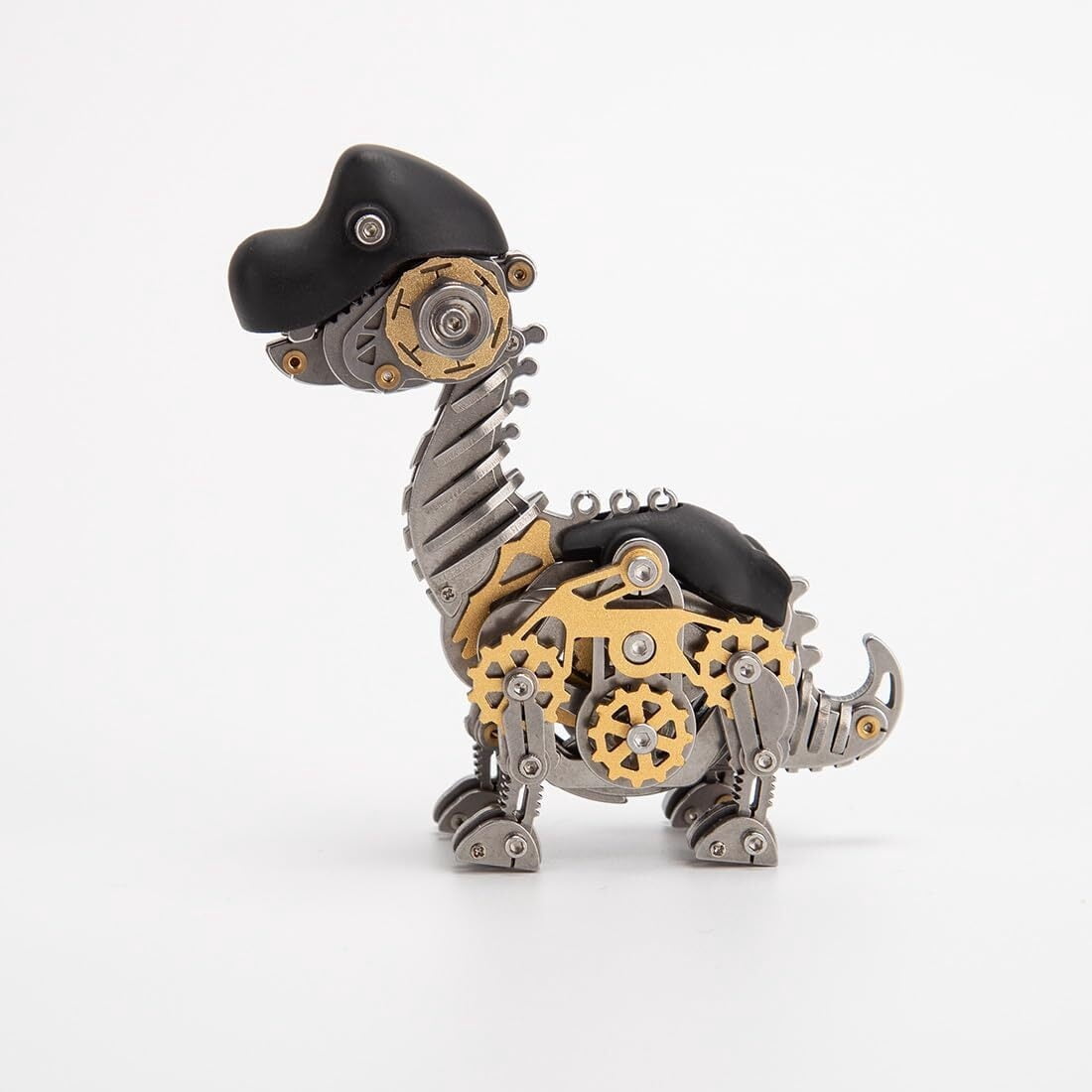 3D Metal Dinosaur Puzzle Kit for Adults - DIY Mechanical Steampunk Model, 160 Pieces Assembly Challenge