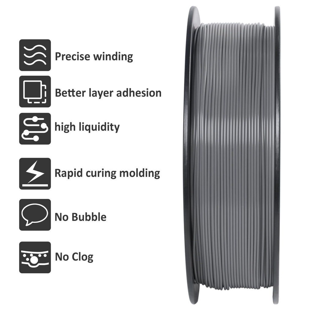 Geeetech 1.75mm PLA 3D Printer Filament, 1kg Spool (2.2lbs), Dimensional Accuracy +/- 0.03mm,yellow